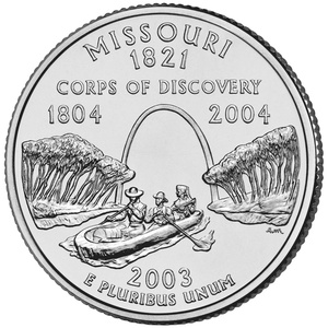 2003 Quarter - P - Missouri reverse